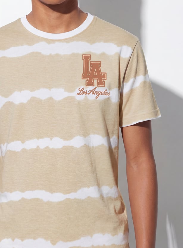 FAME FOREVER Boys Tie & Dye T-shirt with Shorts