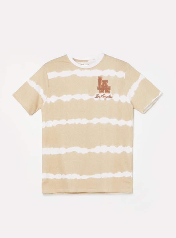 FAME FOREVER Boys Tie & Dye T-shirt with Shorts