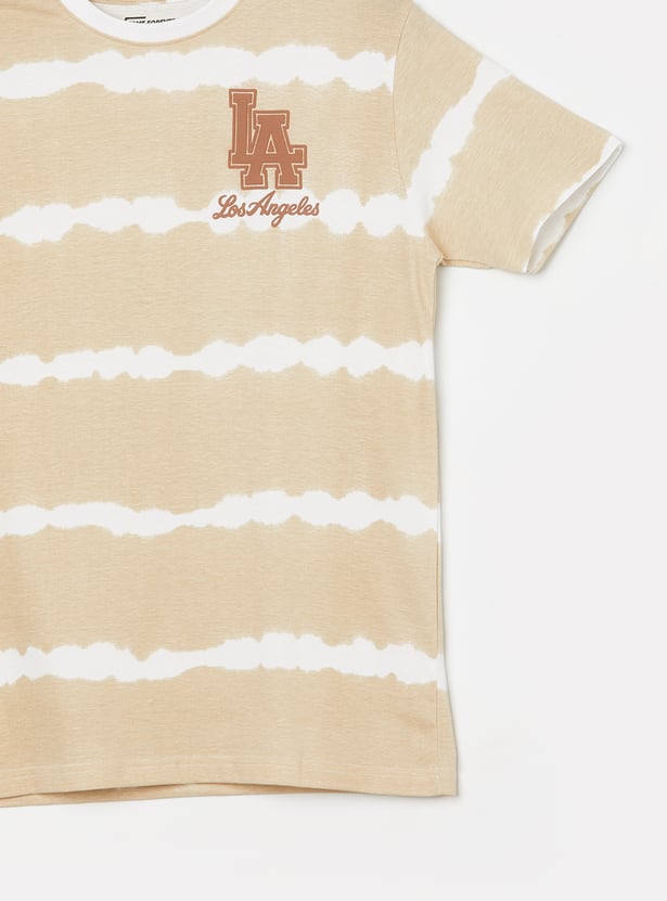 FAME FOREVER Boys Tie & Dye T-shirt with Shorts