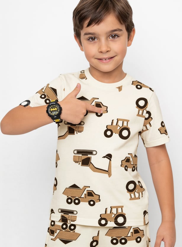 FAME FOREVER Boys Graphic Print T-shirt with Shorts