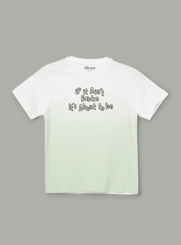 FAME FOREVER Boys Ombre Shorts Set