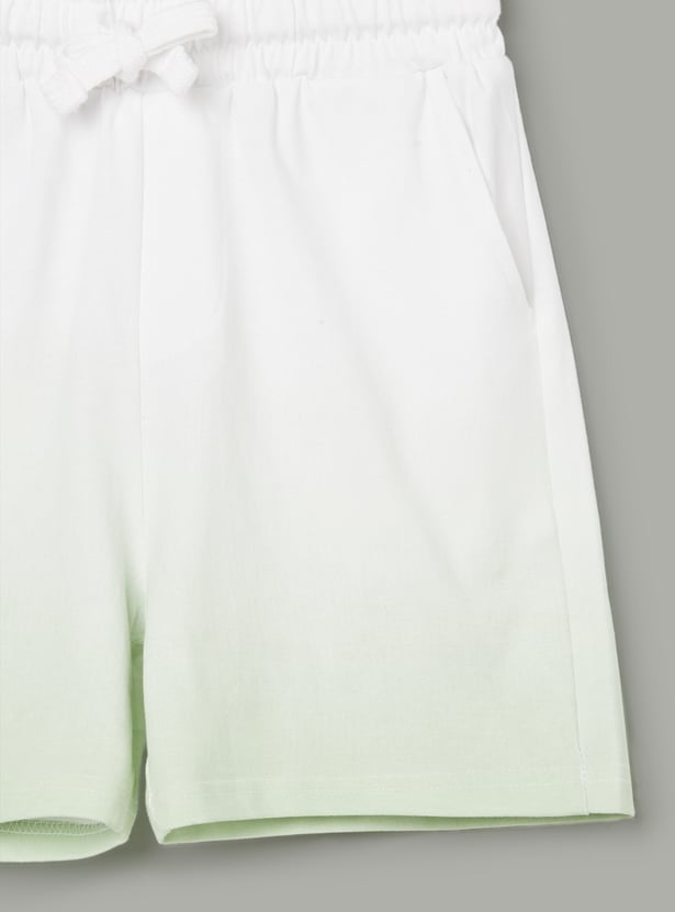 FAME FOREVER Boys Ombre Shorts Set