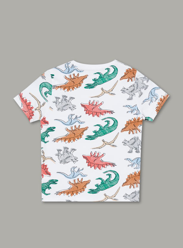 FAME FOREVER Boys Printed Shorts Set