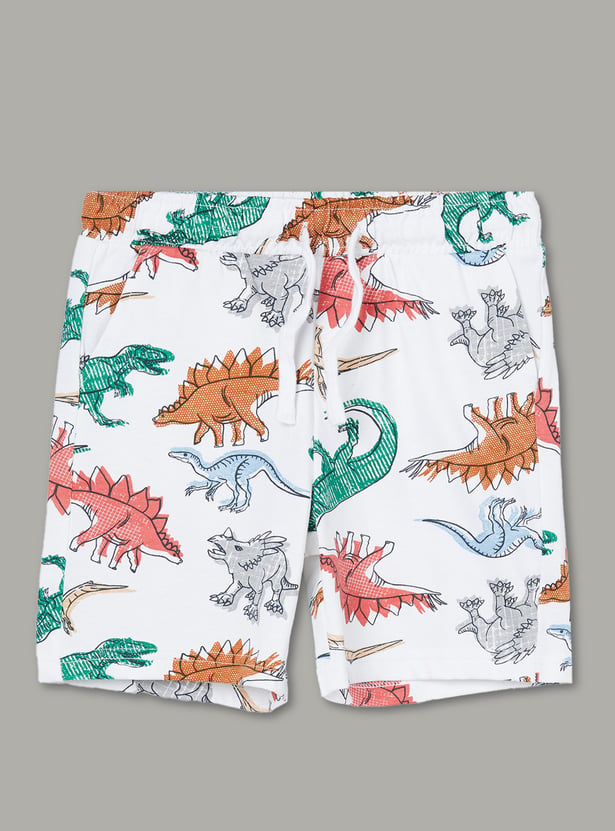 FAME FOREVER Boys Printed Shorts Set