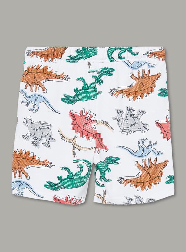 FAME FOREVER Boys Printed Shorts Set