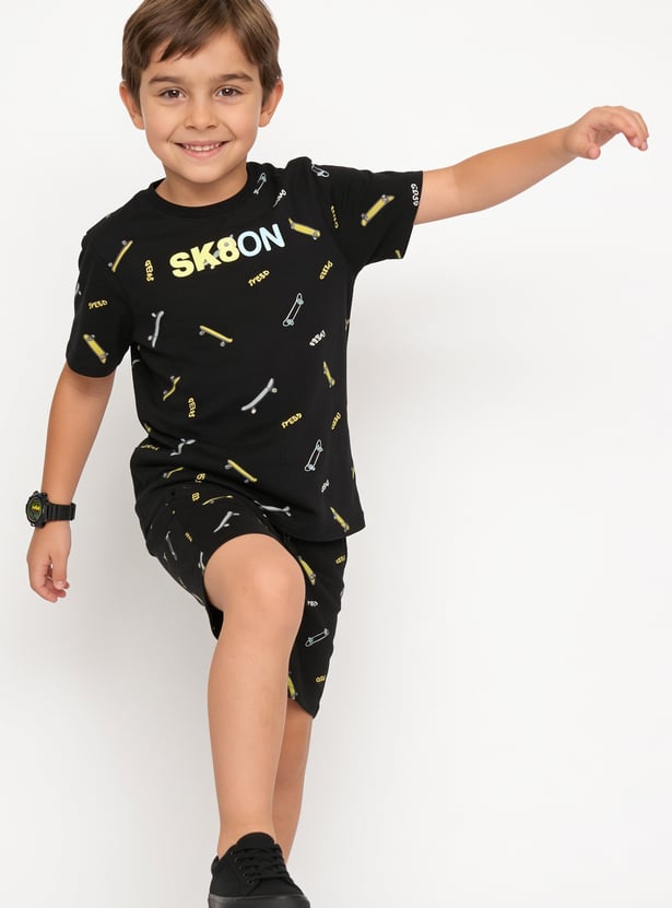 FAME FOREVER Boys Graphic Print Coordinate Set