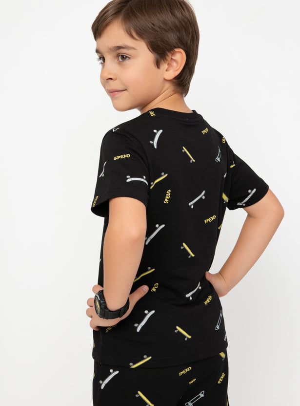 FAME FOREVER Boys Graphic Print Coordinate Set
