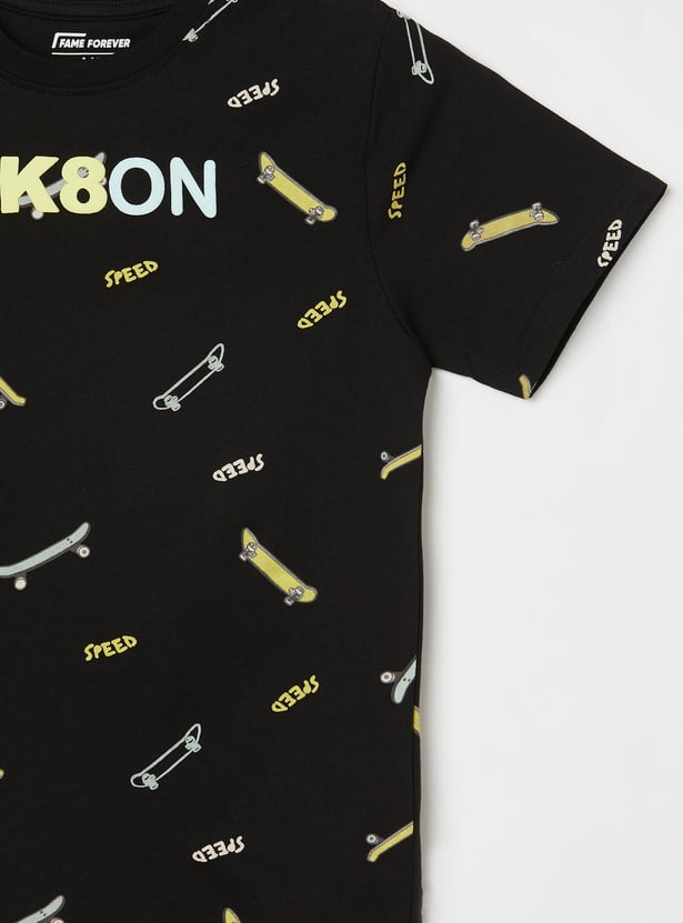 FAME FOREVER Boys Graphic Print Coordinate Set
