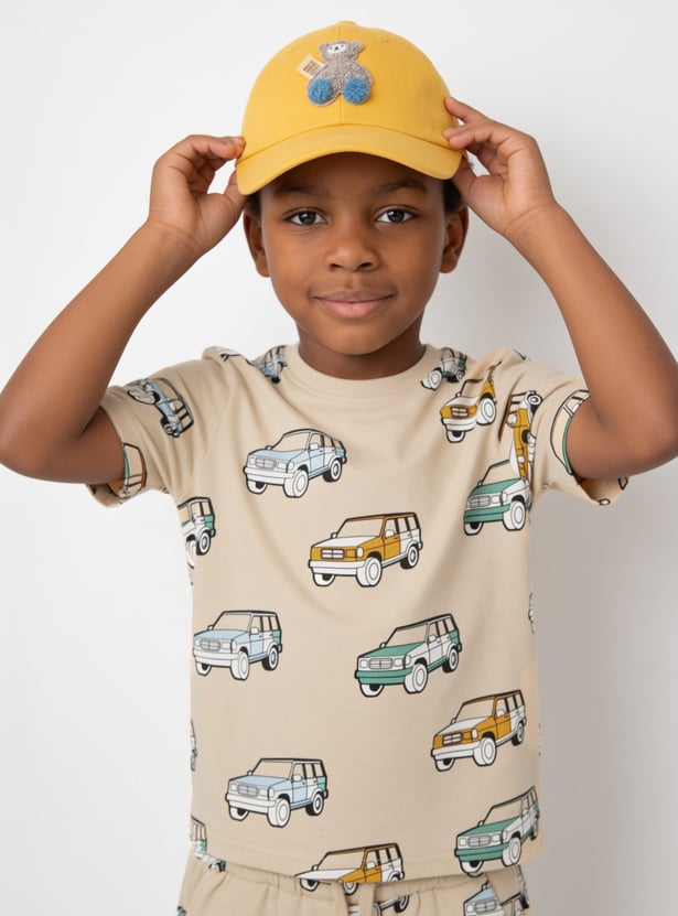 FAME FOREVER Boys Graphic Print T-shirt and Shorts