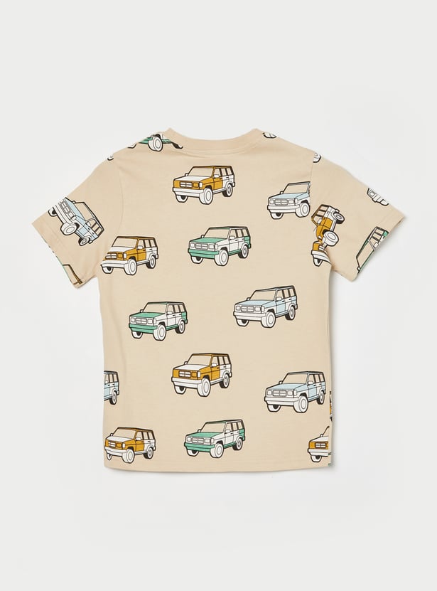 FAME FOREVER Boys Graphic Print T-shirt and Shorts