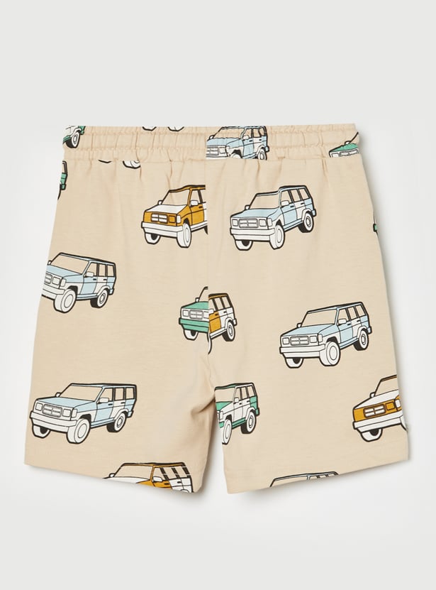 FAME FOREVER Boys Graphic Print T-shirt and Shorts