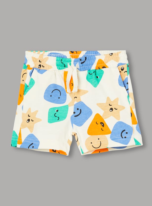 FAME FOREVER Boys Graphic Print T-shirt with Shorts
