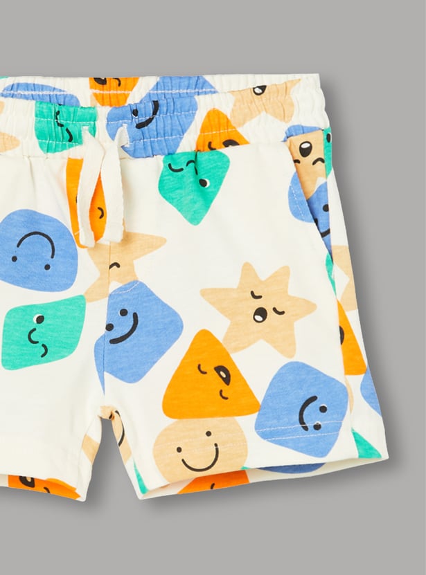 FAME FOREVER Boys Graphic Print T-shirt with Shorts