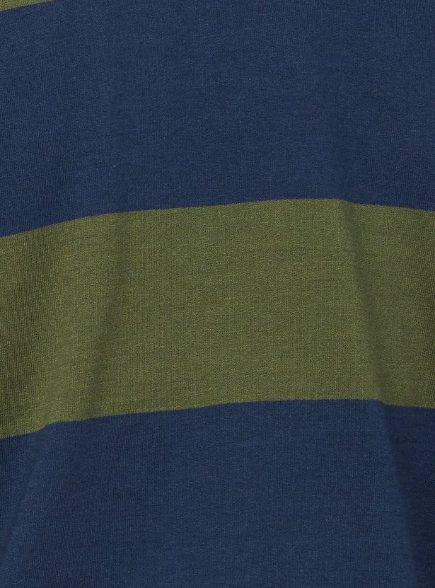 FAHRENHEIT Striped Sweatshirt