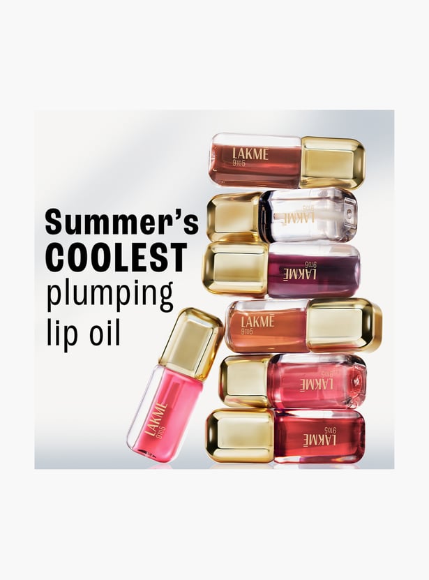 LAKME HyaGloss Powerplump Lip Oil - Vacation Nude - 4.2ml