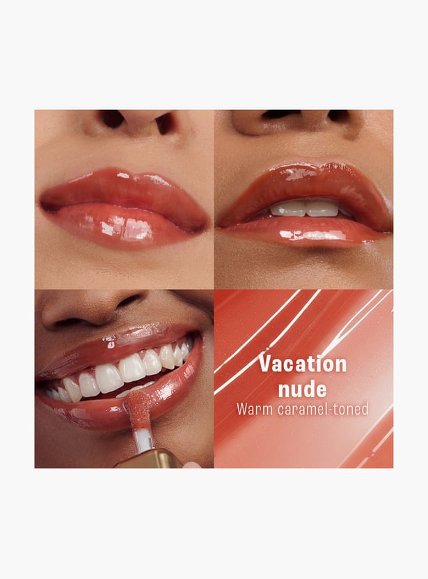 LAKME HyaGloss Powerplump Lip Oil - Vacation Nude - 4.2ml