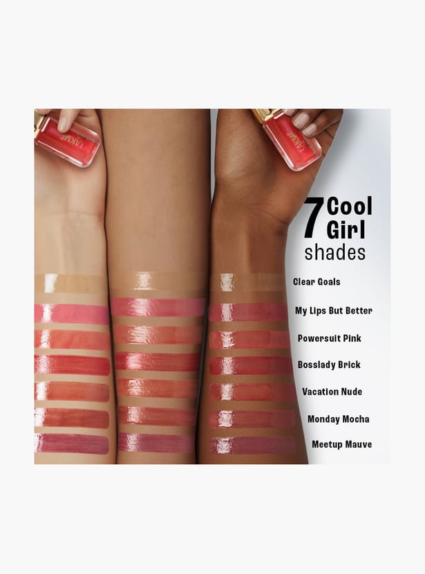 LAKME HyaGloss Powerplump Lip Oil - Vacation Nude - 4.2ml