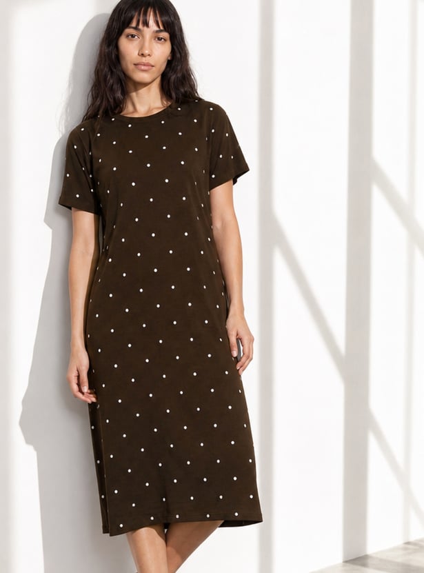 GINGER Polka Dot Night Dress
