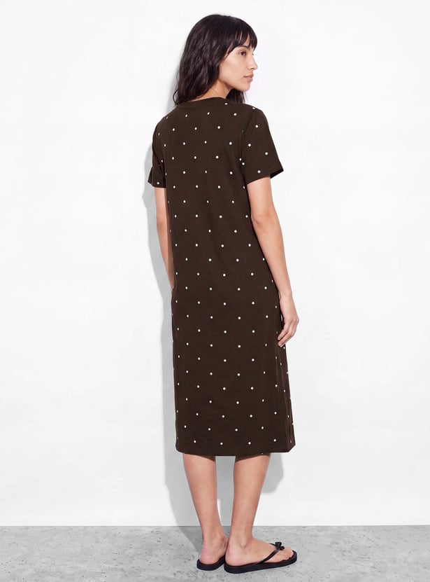 GINGER Polka Dot Night Dress