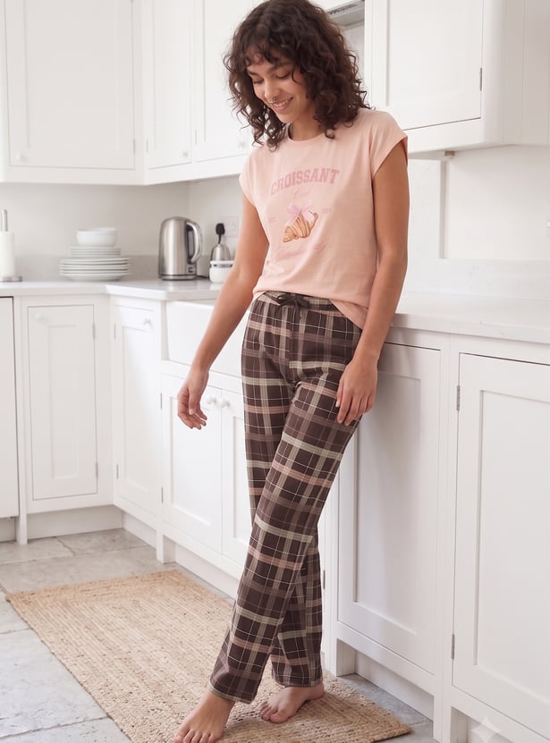 GINGER Checked Pyjamas