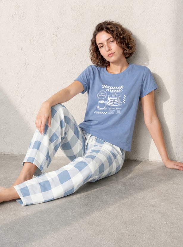 GINGER Checkered Pyjamas