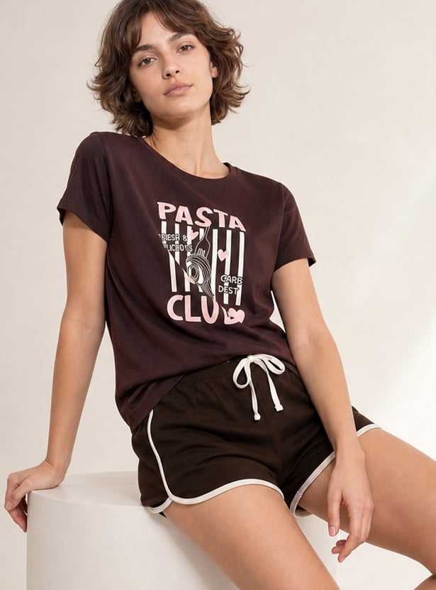 GINGER Drawstring Regular Shorts