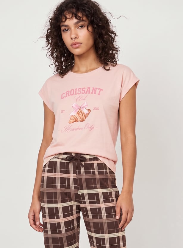 GINGER Printed Lounge T-shirt