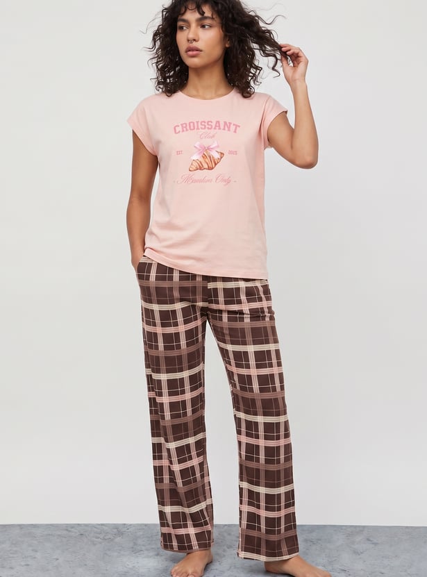 GINGER Printed Lounge T-shirt