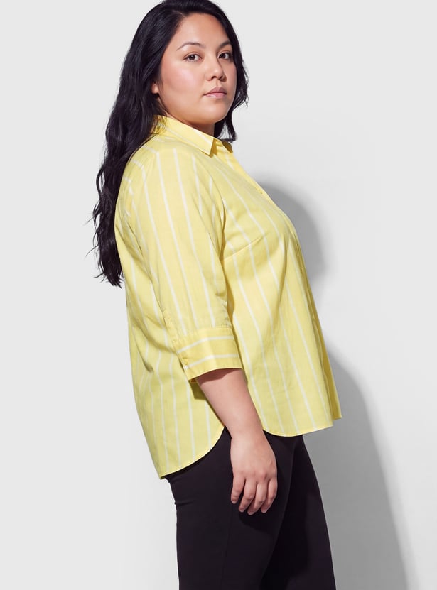 NEXUS Striped Button-Down Shirt