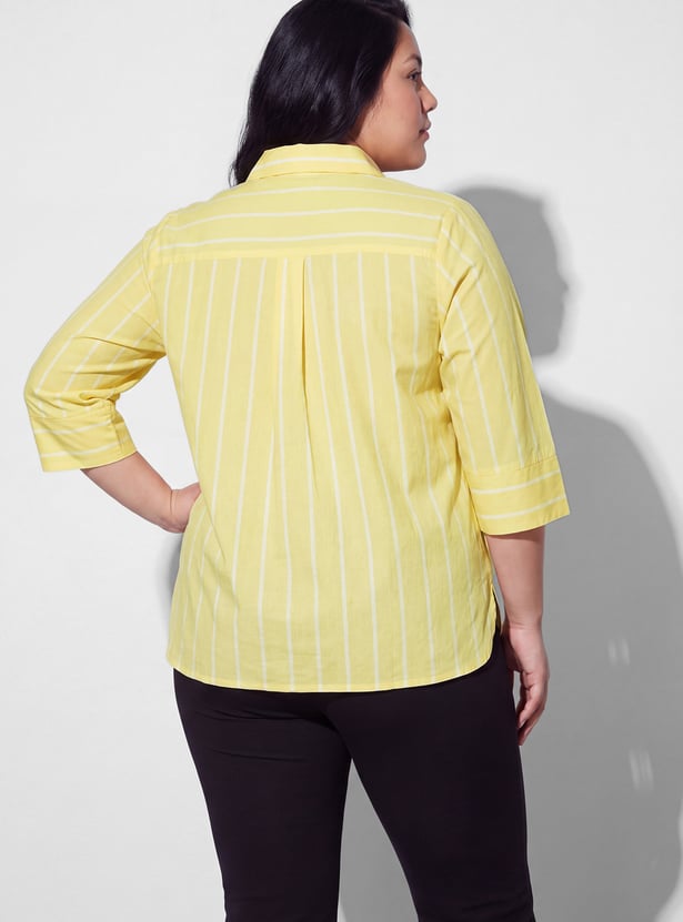 NEXUS Striped Button-Down Shirt
