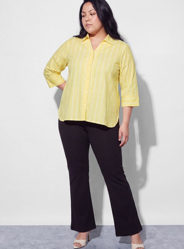 NEXUS Striped Button-Down Shirt