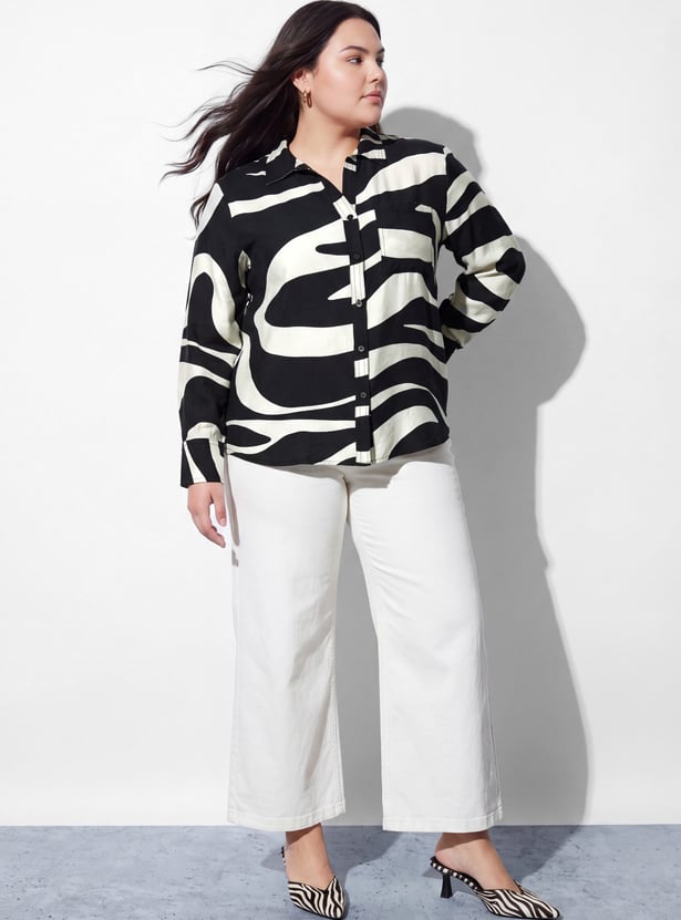 NEXUS Abstract Print Shirt