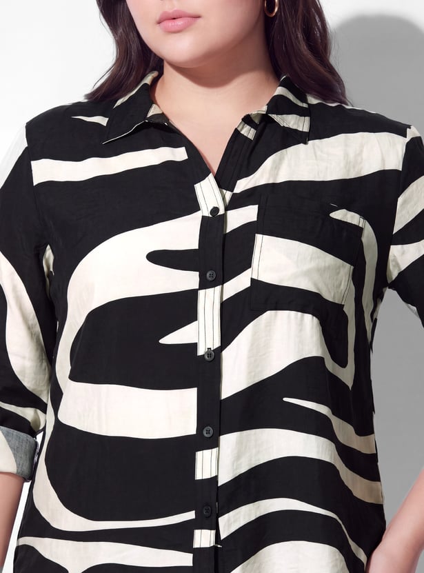 NEXUS Abstract Print Shirt