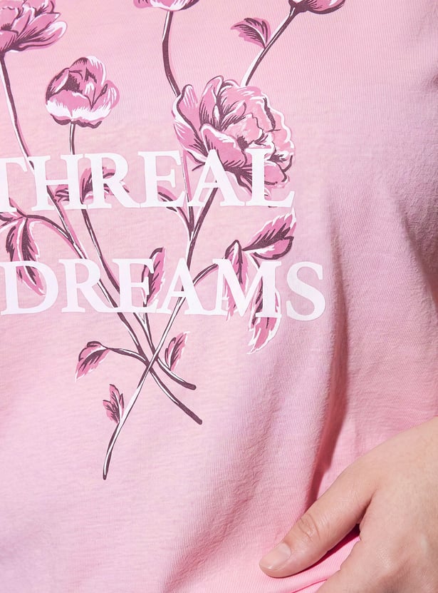 NEXUS Floral Print T-shirt
