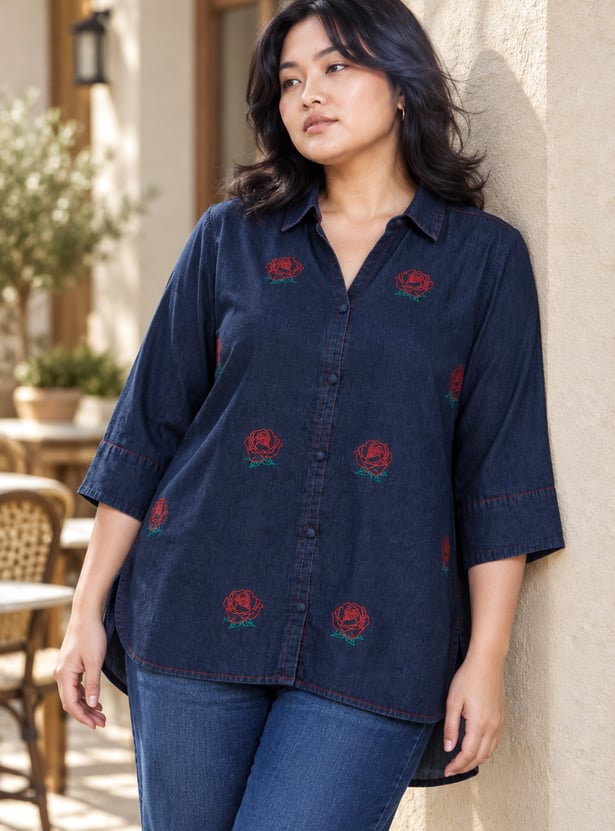 NEXUS Embroidered Relaxed Fit Shirt