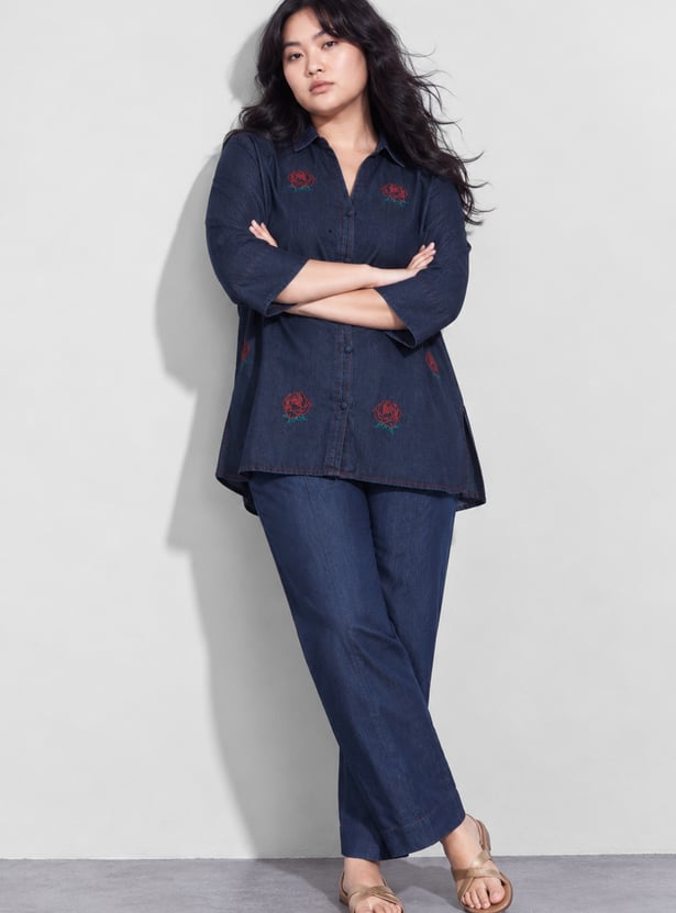 NEXUS Embroidered Relaxed Fit Shirt