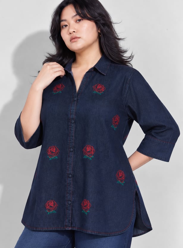 NEXUS Embroidered Relaxed Fit Shirt