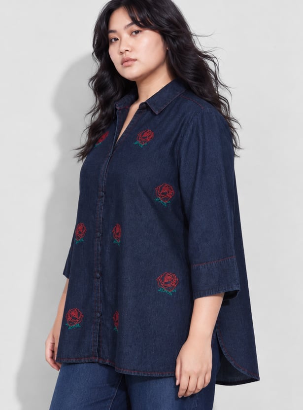 NEXUS Embroidered Relaxed Fit Shirt