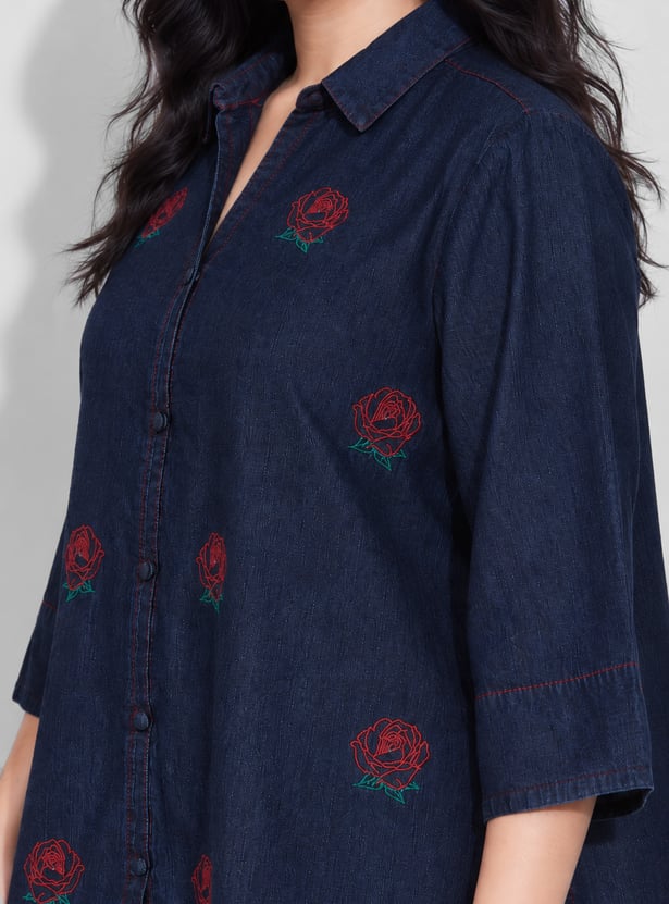 NEXUS Embroidered Relaxed Fit Shirt