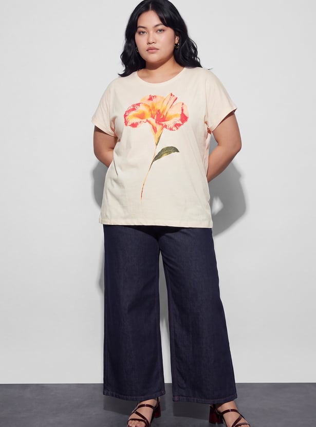 NEXUS Floral Print T-shirt