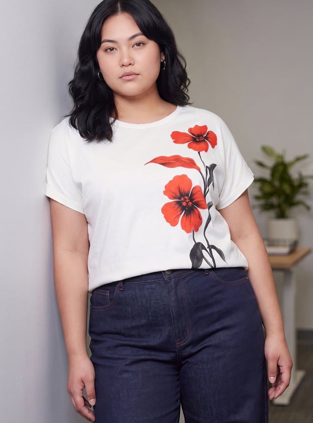 NEXUS Floral Print Relaxed T-shirt