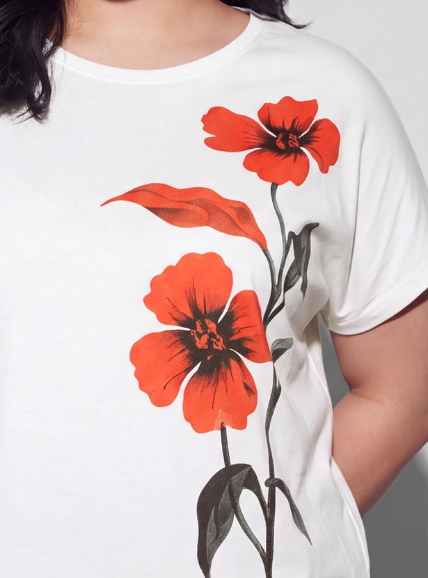 NEXUS Floral Print Relaxed T-shirt