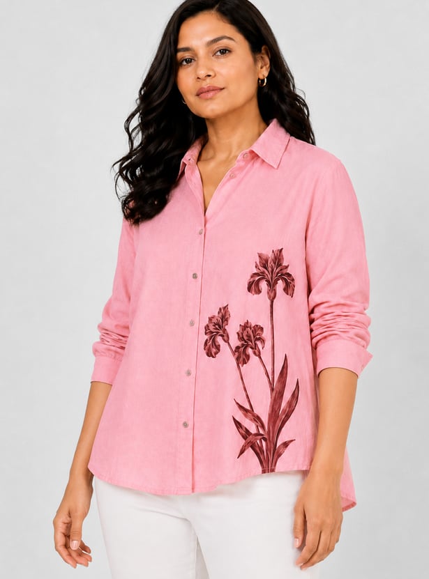 NEXUS Floral Embroidered Shirt