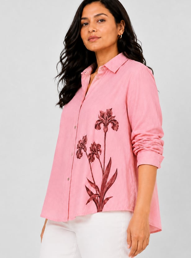 NEXUS Floral Embroidered Shirt