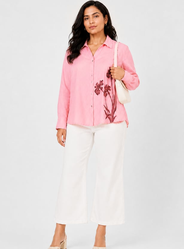 NEXUS Floral Embroidered Shirt
