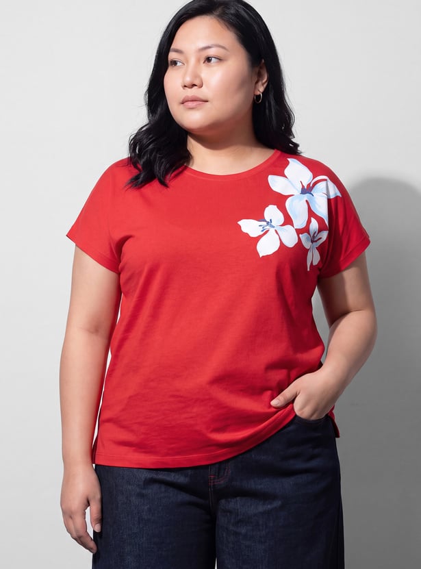 NEXUS Floral Print T-shirt