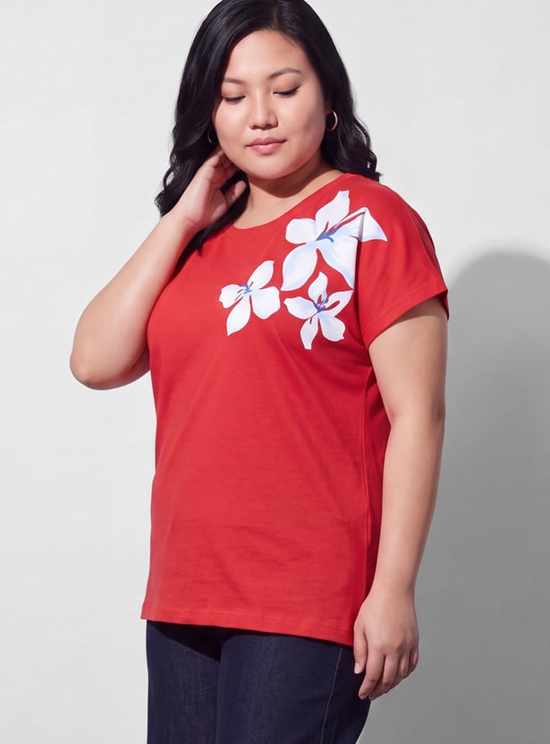 NEXUS Floral Print T-shirt