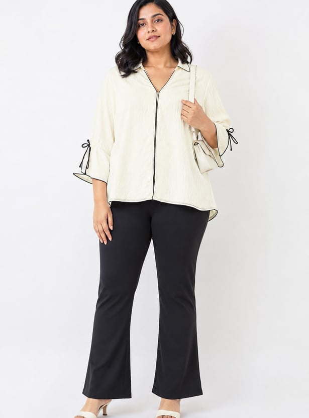 NEXUS Textured Shirt Style Top