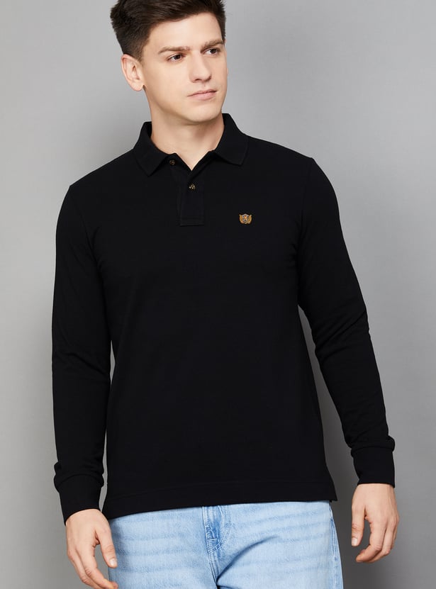 FAHRENHEIT Solid Regular Polo T-shirt