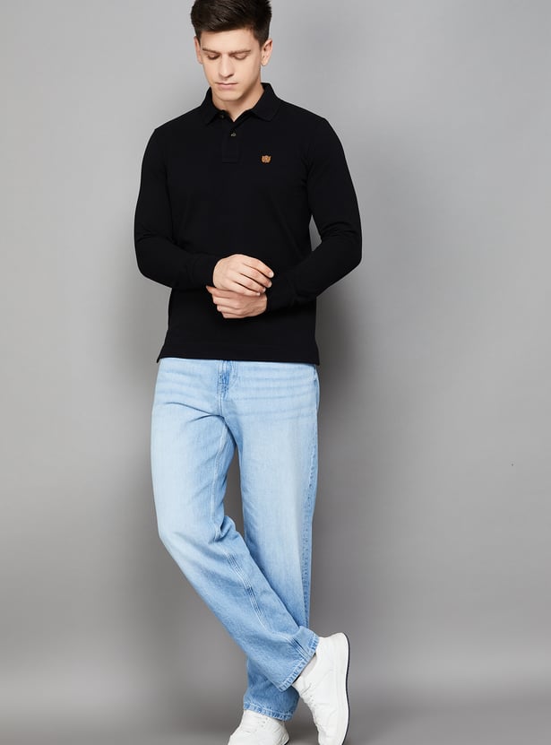 FAHRENHEIT Solid Regular Polo T-shirt